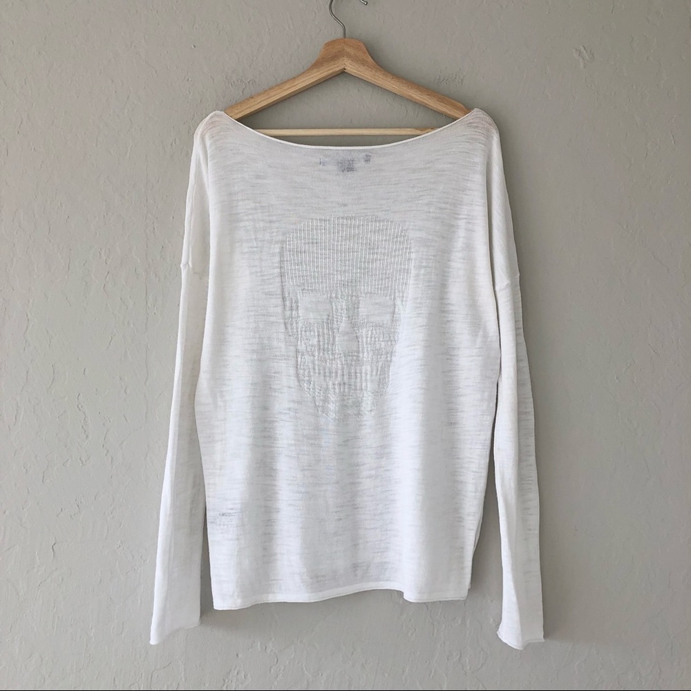 Skull Cashmere Cotton Skull Sweater 💛